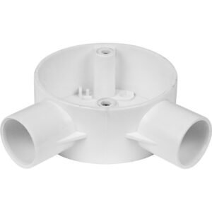 PVC Conduit Angle Box  2 Way