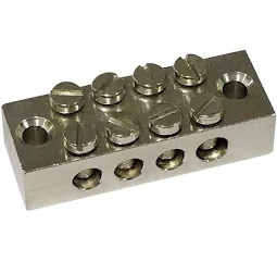 4 Ways Brass Earth Terminal  PK494